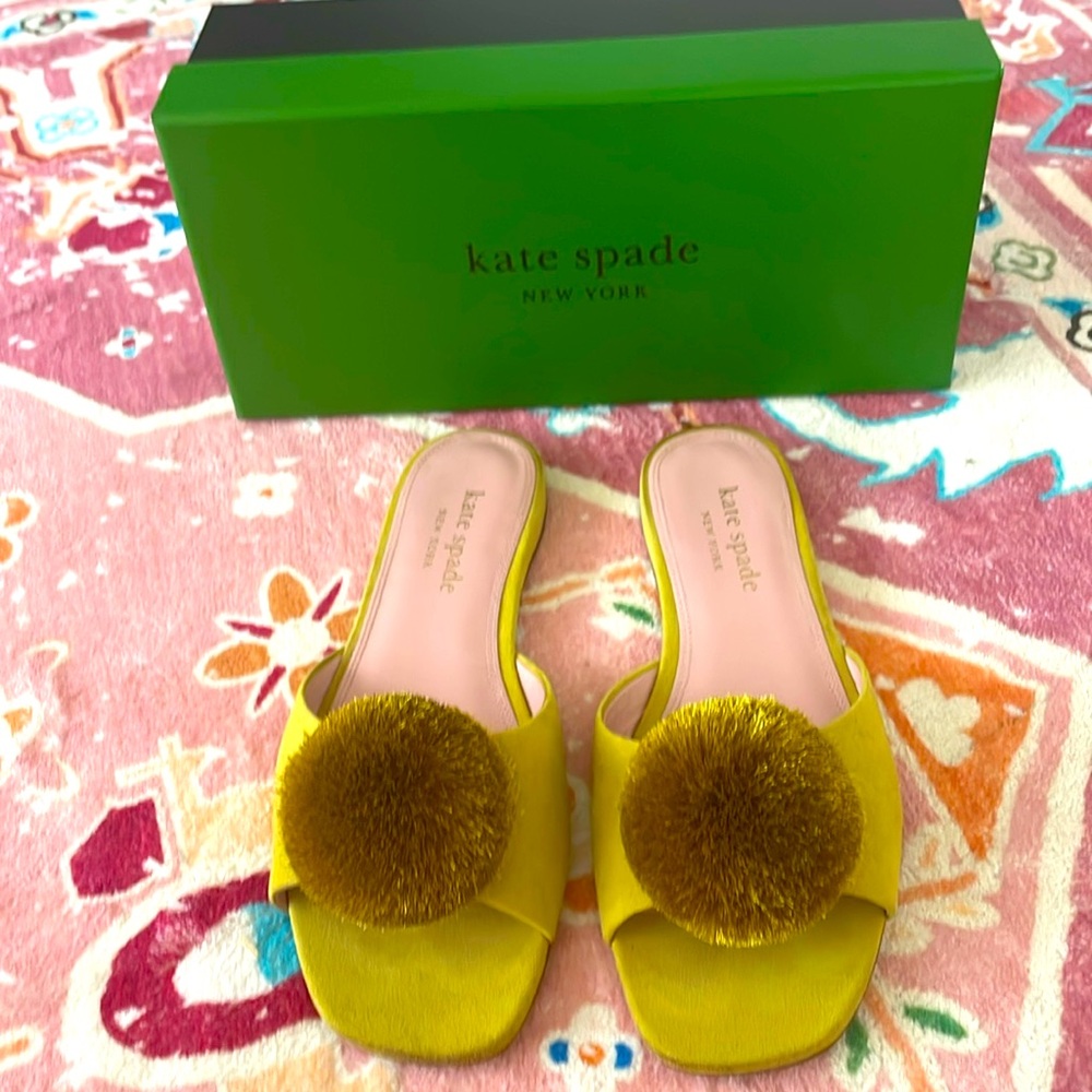 Kate spade Pom slides